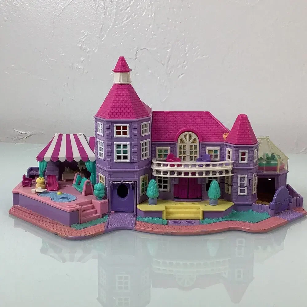 Village Polly Pockets light up magical mansion 1994 building only * - Picture 1 of 12